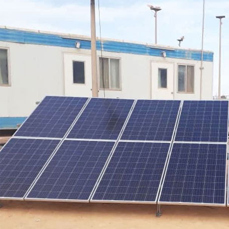 Anern 8 installe un système d'énergie solaire hors réseau de 3 kW en Libye