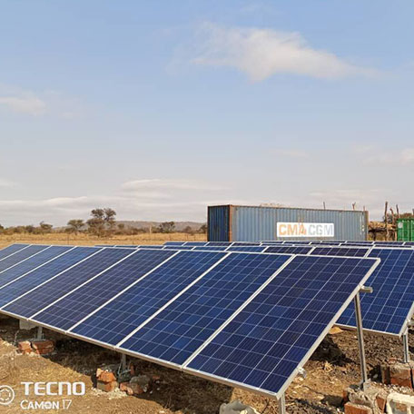 Système d'énergie solaire hors réseau Anern 15KW au Zimbabwe