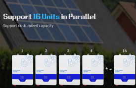 Batterie solaire au lithium Lifepo4 25,6 V 51,2 V (LPB-N)