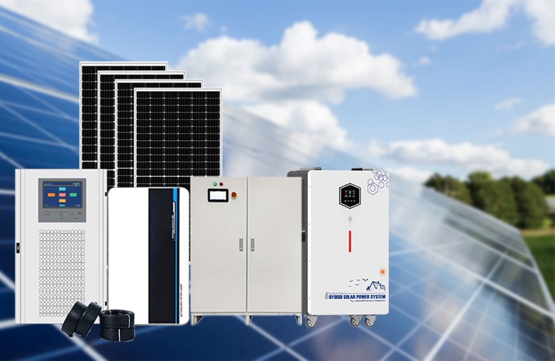 Le développement intelligent de systèmes d’énergie solaire avec des batteries au lithium