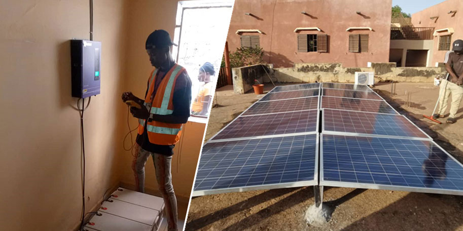 50 ensembles d'onduleurs solaires hybrides de 3,2 kW expédiés au Mali