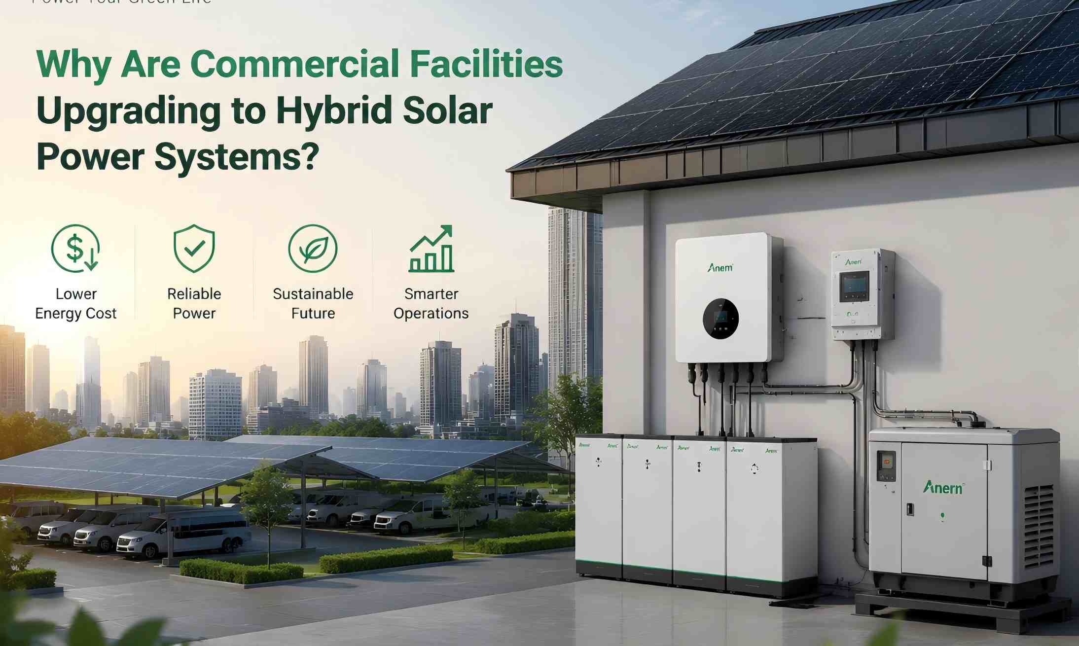 Pourquoi les installations commerciales optent-elles pour des systèmes d'énergie solaire hybrides ?